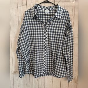 NWOT checkered Columbia button down